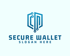 Digital Network Security logo design