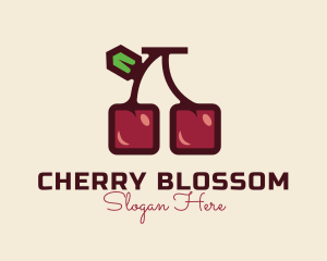 Cube Cherry Edible logo