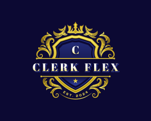 Luxury Crown Shield logo design