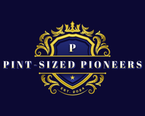 Luxury Crown Shield logo design