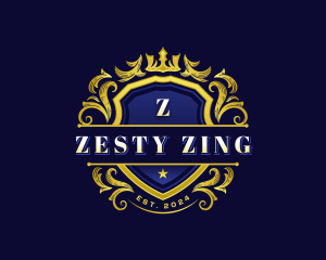 Luxury Crown Shield logo design