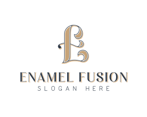 Elegant Hotel Restaurant Letter E logo design