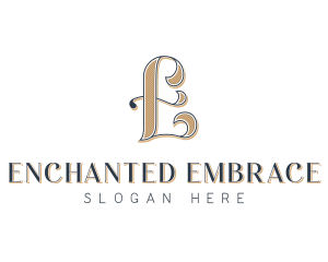 Elegant Hotel Restaurant Letter E logo design