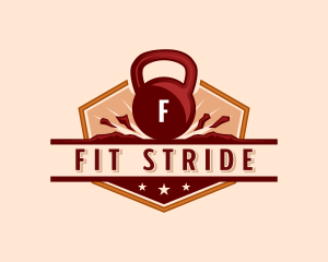 Kettlebell Gym Fitness logo design