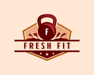 Kettlebell Gym Fitness logo design