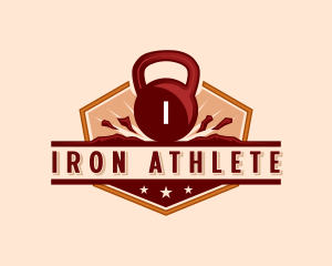 Kettlebell Gym Fitness logo design