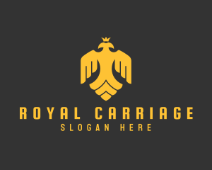 Flying Royal Eagle logo design