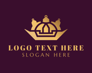 Upscale Crown Style Logo