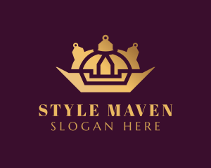 Upscale Crown Style logo design