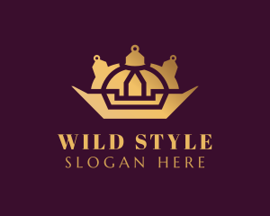 Upscale Crown Style logo design