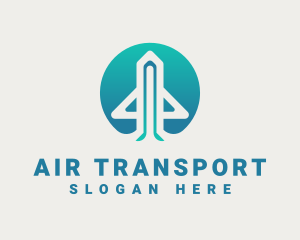 Plane Travel Sphere logo design