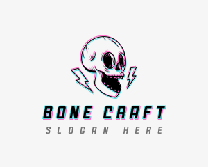 Neon Skull Gaming logo design