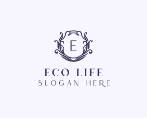 Organic Floral Spa logo design