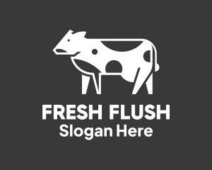 Cow Milk Dairy logo design