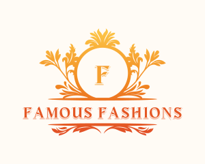 Floral Elegant Fashion logo design