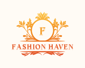 Floral Elegant Fashion logo design