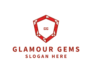 Gem Crystal Jewelry Boutique logo design