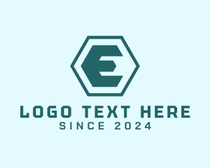 Hexagon Business Letter E logo