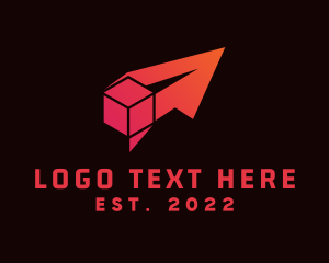 Package Box Logistic Arrow logo