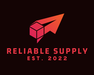 Package Box Logistic Arrow logo