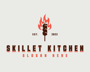 Restaurant Fire Grill logo design