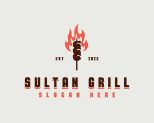 Restaurant Fire Grill logo design