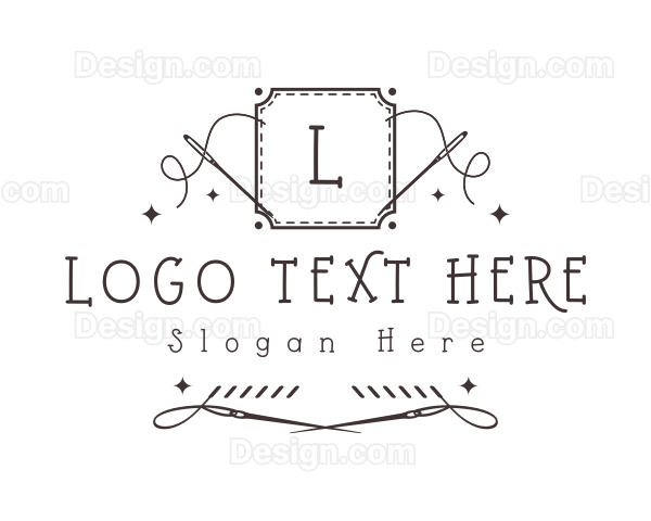 Embroidery Sewing Needle Logo