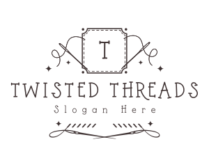 Embroidery Sewing Needle logo design