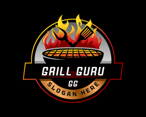 Barbecue Fire Grill logo