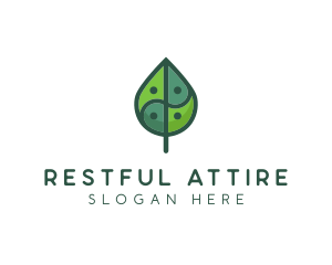 Asia Eco Balance Leaf logo