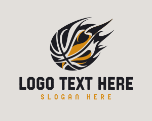 Basketball Flame Training logo