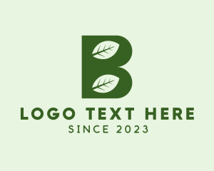 Herbal Farming Letter B  logo