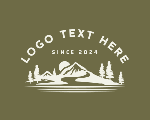 Rugged Mountain Landscape logo