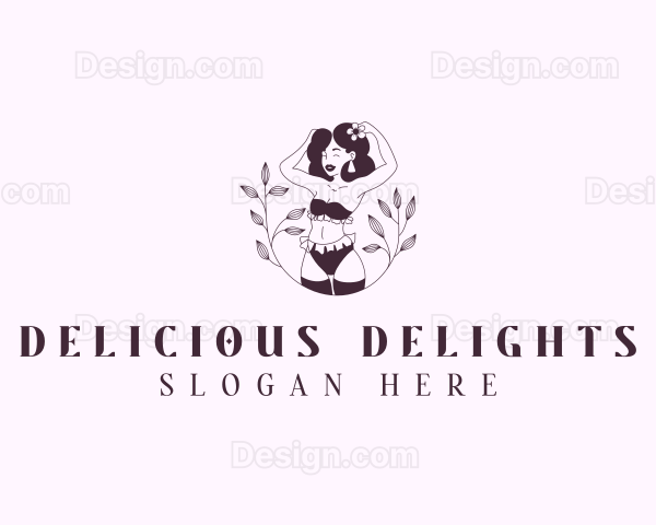 Woman Fashion Lingerie Logo