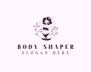 Woman Fashion Lingerie logo design