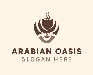 Coffee Cup Turban logo design