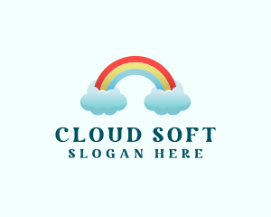 Pride Rainbow Cloud logo design