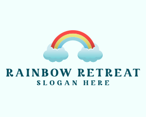 Pride Rainbow Cloud logo design