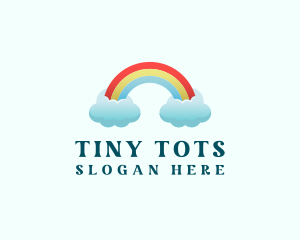 Pride Rainbow Cloud logo design