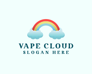 Pride Rainbow Cloud logo design