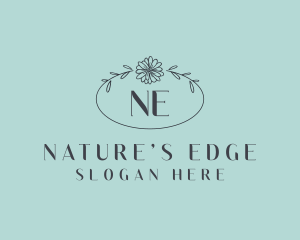 Natural Flower Boutique logo design