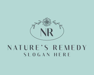 Natural Flower Boutique logo design