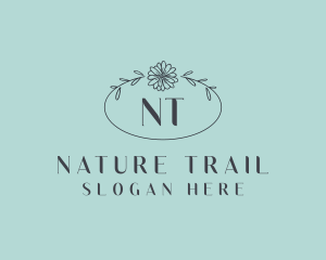 Natural Flower Boutique logo design