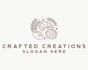 Wheat Bread Pastry logo design