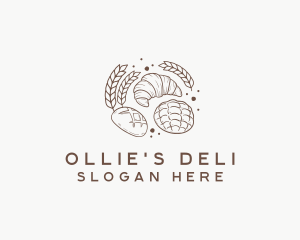 Wheat Bread Pastry logo design