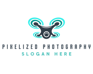 Drone Surveillance Camera logo design