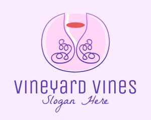 Wine Glass Vines logo