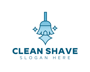 Cleaning Broom Tool logo design