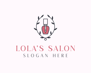 Nail Polish Salon logo design