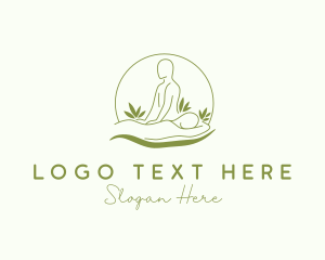 Natural Body Massage Therapy logo design